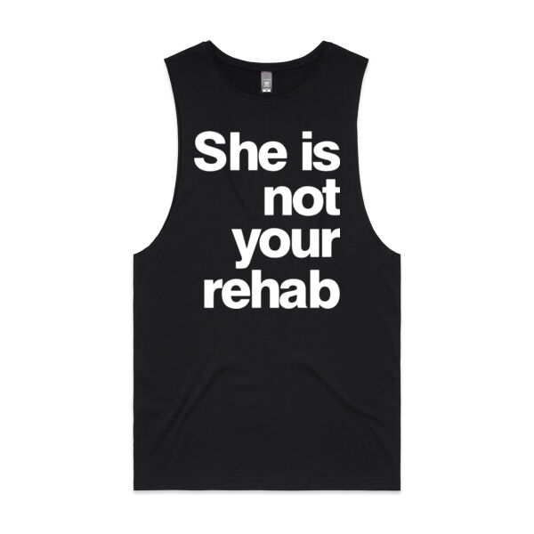 She is not your rehab - AS Colour Mens Barnard Tank Thumbnail