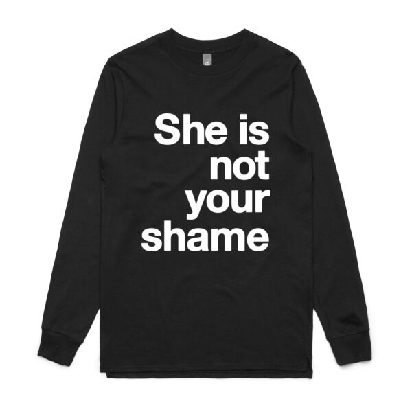 She is not your shame - Mens Base Longsleeve Tee Thumbnail