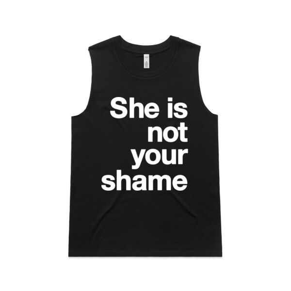 She is not your shame - Womens Upside Tank Thumbnail