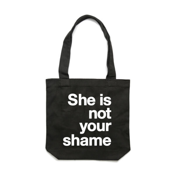 She is not your shame - Carrie Tote Bag  Thumbnail