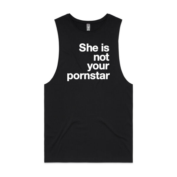 She is not your porn star - Mens Barnard Tank Thumbnail