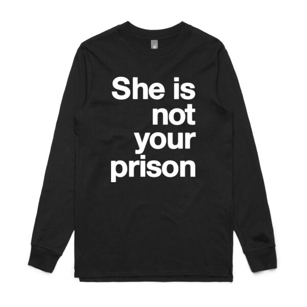 She is not your prison - Mens Base Longsleeve Tee Thumbnail