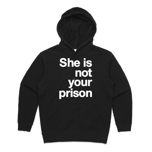 She is not your prison - Womens Premium Hood Thumbnail
