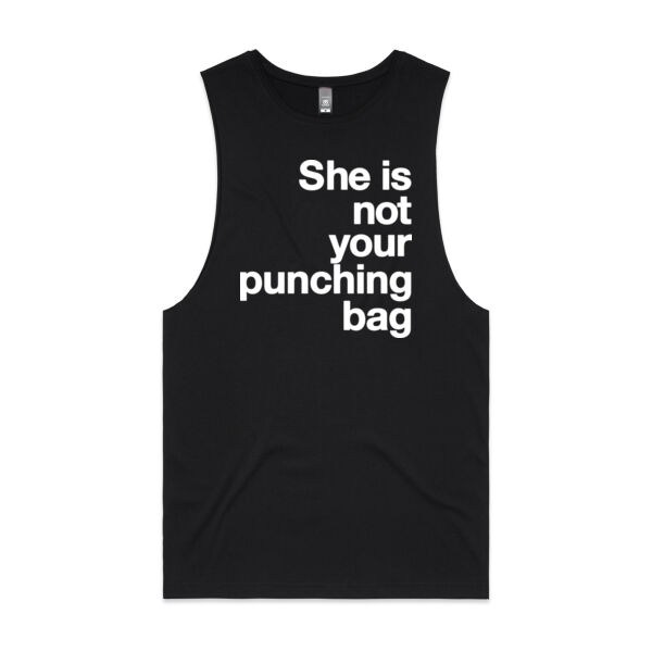 She is not your punching bag - Mens Barnard Tank Thumbnail