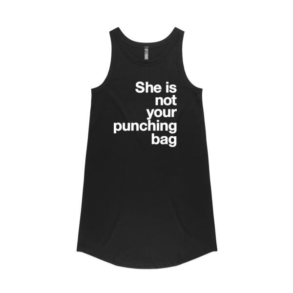 She is not your punching bag - Womens Saturday Dress Thumbnail