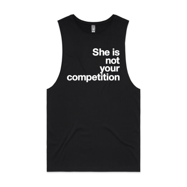 She is not your competition - Mens Barnard Tank Thumbnail