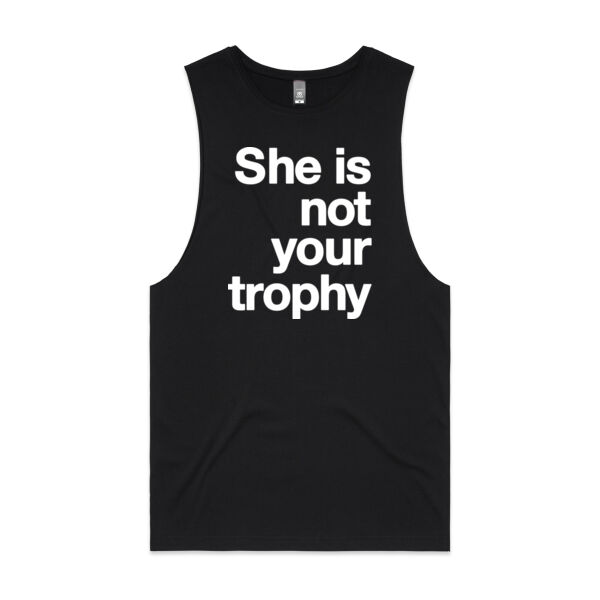 She is not your trophy - Mens Barnard Tank Thumbnail