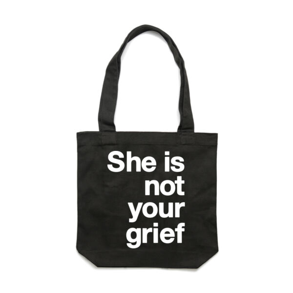 She is not your grief - Carrie Tote Bag  Thumbnail
