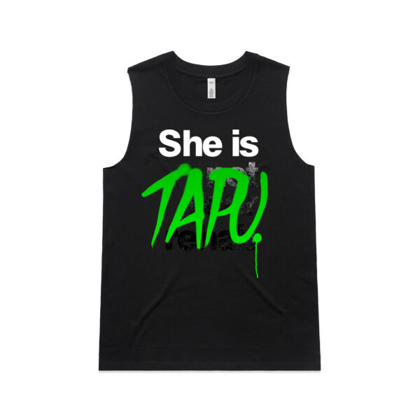 She is Tapu - AS Colour Womens Upside Tank Thumbnail