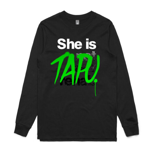 She is Tapu - AS Colour Mens Base Longsleeve Tee Thumbnail