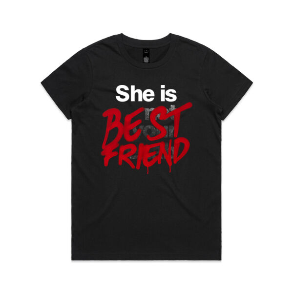 Best Friend - AS Colour Womens Maple Tee Thumbnail