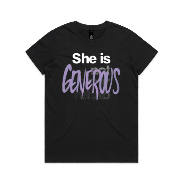 Generous - AS Colour Womens Maple Tee Thumbnail