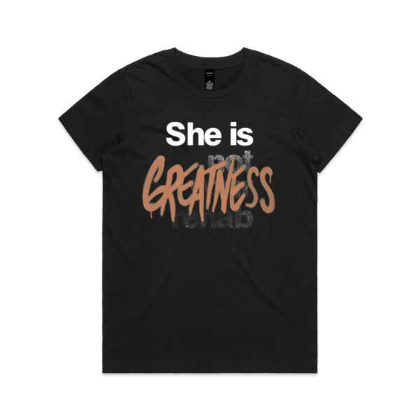 Greatness - AS Colour Womens Maple Tee Thumbnail