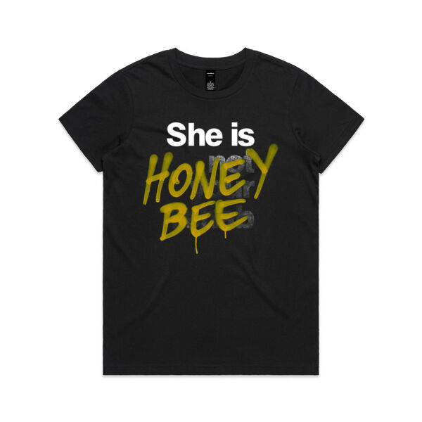 Honey Bee - AS Colour Womens Maple Tee Thumbnail