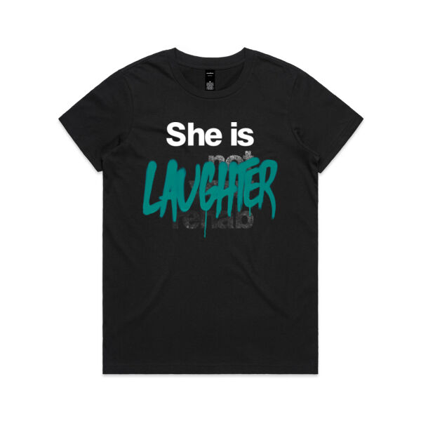 Laughter - AS Colour Womens Maple Tee Thumbnail
