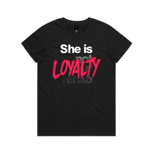 Loyalty - AS Colour Womens Maple Tee Thumbnail