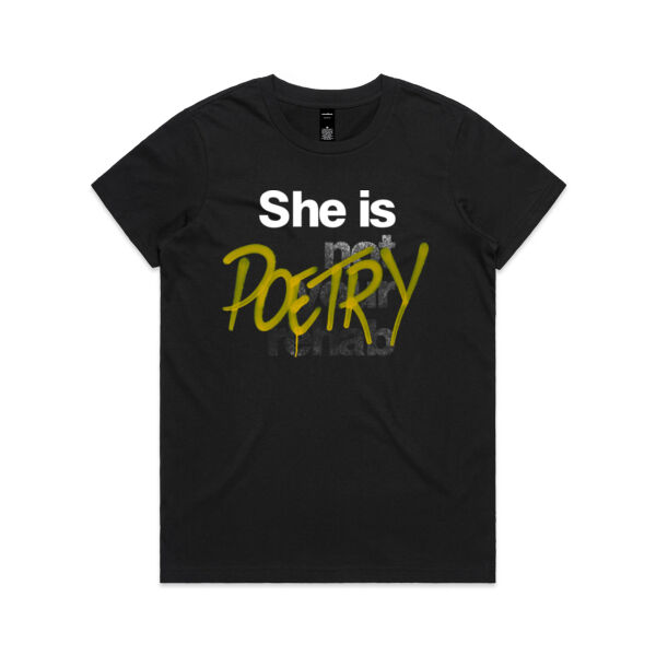 Poetry - AS Colour Womens Maple Tee Thumbnail