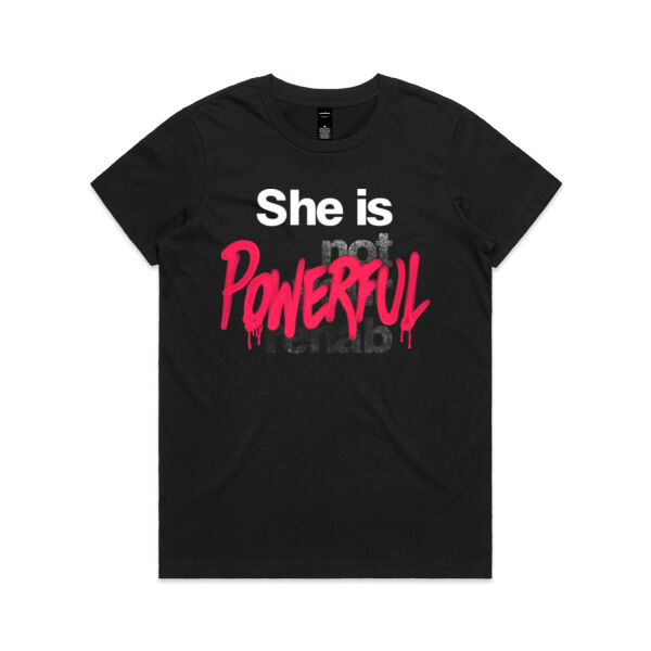 Powerful - AS Colour Womens Maple Tee Thumbnail