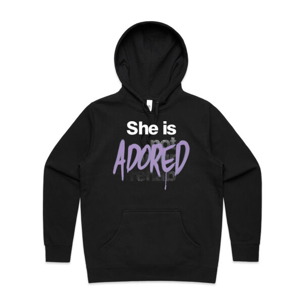 Adored - AS Colour Womens Stencil Hood Thumbnail