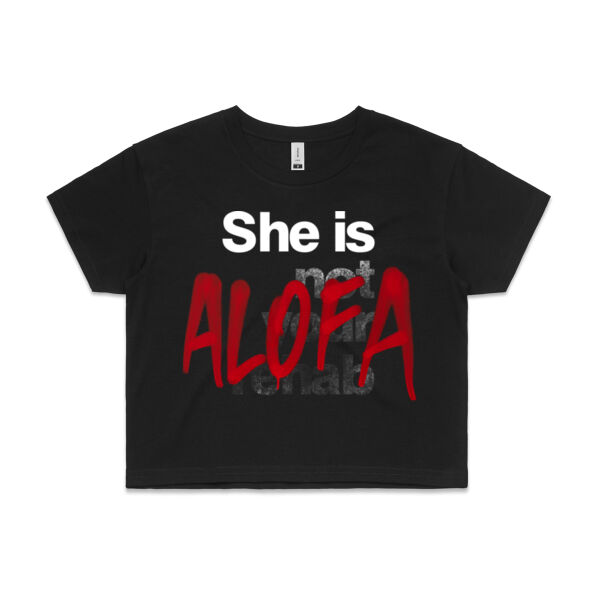Alofa - AS Colour Womens Crop Tee Thumbnail