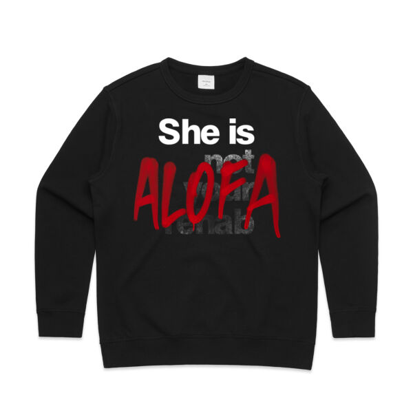 Alofa - AS Colour Womens Premium Crew Thumbnail