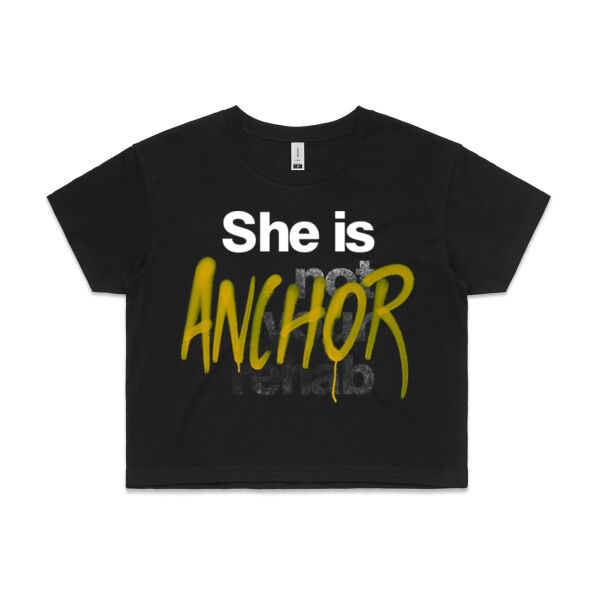 Anchor - AS Colour Womens Crop Tee Thumbnail