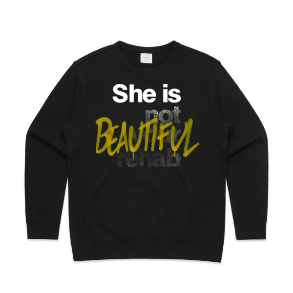 Beautiful - AS Colour Womens Premium Crew Thumbnail