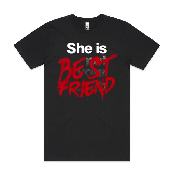 Best Friend - AS Colour Mens Block T shirt Thumbnail