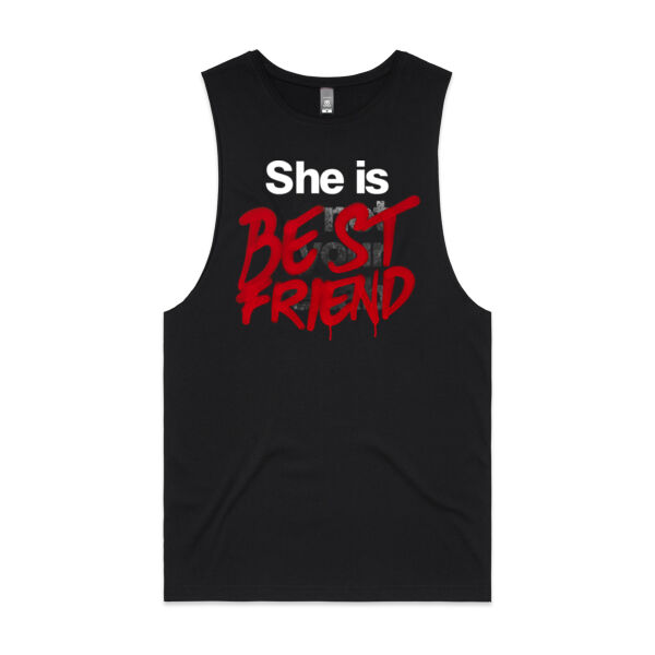 Best Friend - AS Colour Mens Barnard Tank Thumbnail