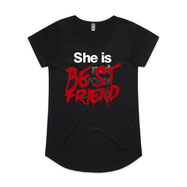 Best Friend - AS Colour Womens Mali Tee Thumbnail