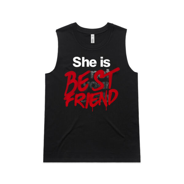 Best Friend - AS Colour Womens Upside Tank Thumbnail
