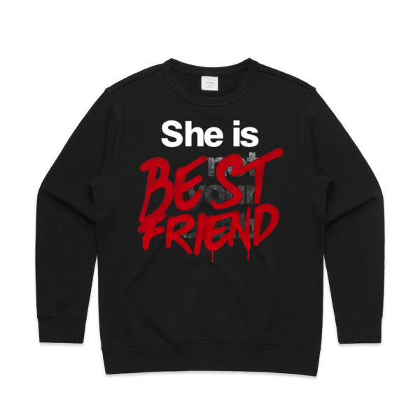 Best Friend - AS Colour Womens Premium Crew Thumbnail