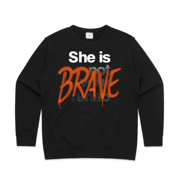 Brave - AS Colour Womens Premium Crew Thumbnail