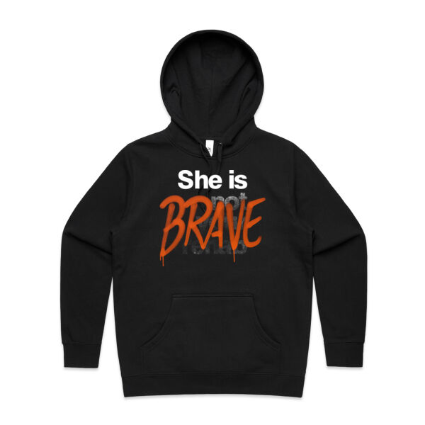 Brave - AS Colour Womens Stencil Hood Thumbnail