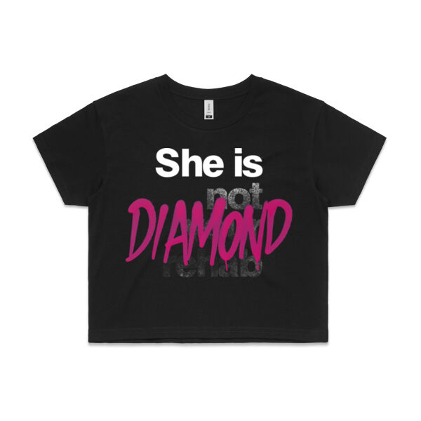 Diamond - AS Colour Womens Crop Tee Thumbnail