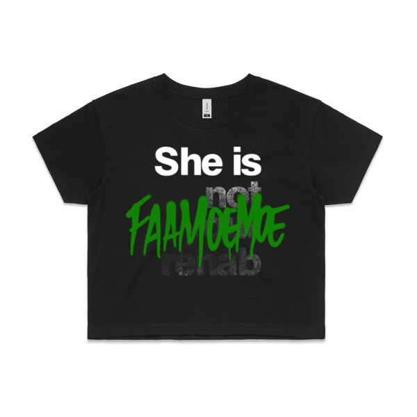 Faamoemoe - AS Colour Womens Crop Tee Thumbnail