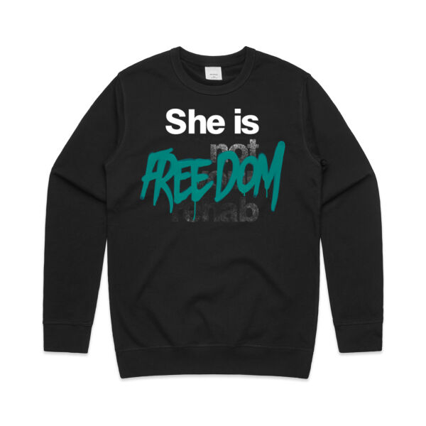 Freedom - AS Colour Mens Premium Crew Thumbnail