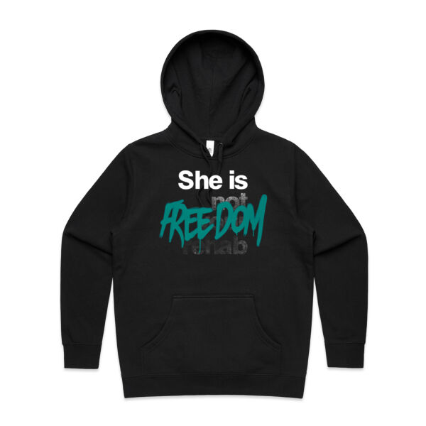 Freedom - AS Colour Womens Stencil Hood Thumbnail