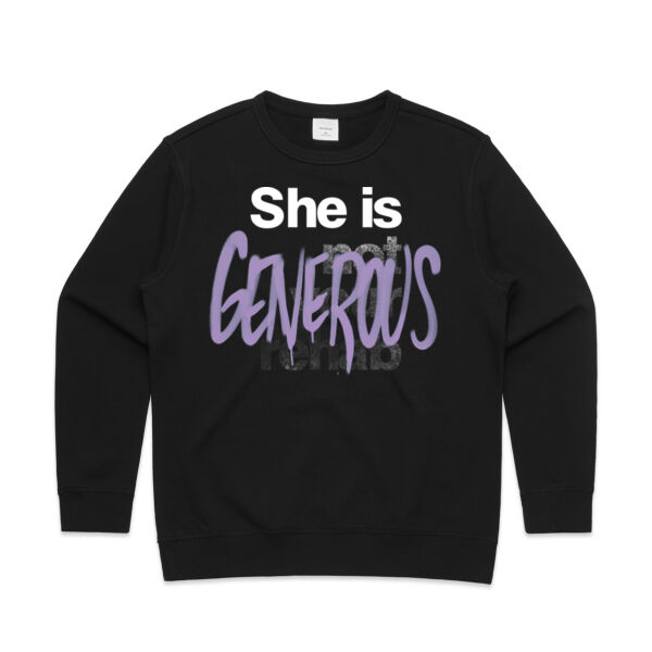 Generous - AS Colour Womens Premium Crew Thumbnail