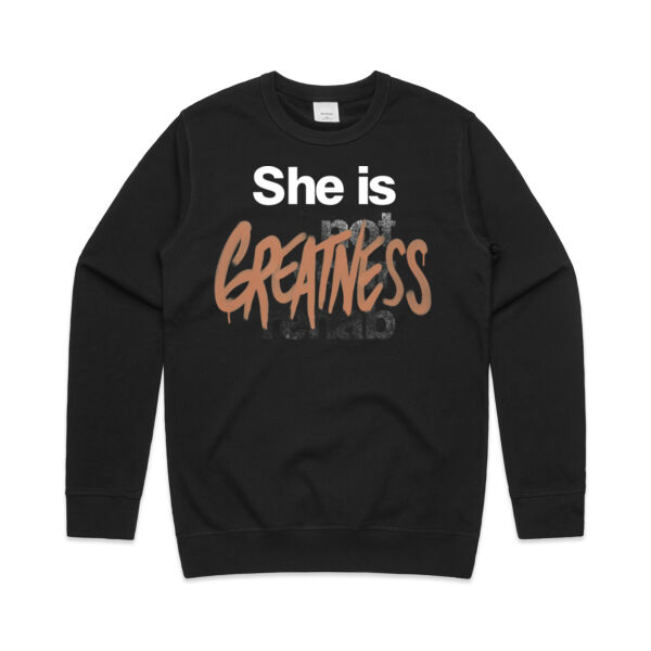 Greatness - AS Colour Mens Premium Crew Thumbnail
