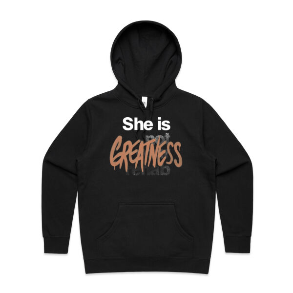 Greatness - AS Colour Womens Stencil Hood Thumbnail
