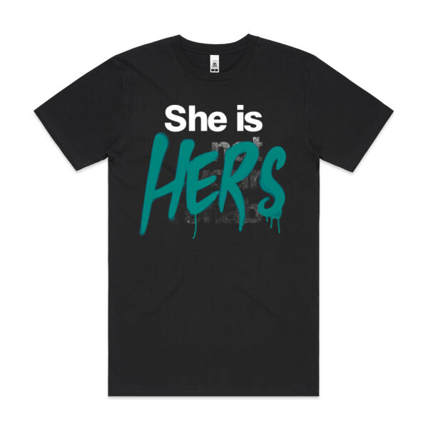 Hers - AS Colour Mens Block T shirt Thumbnail