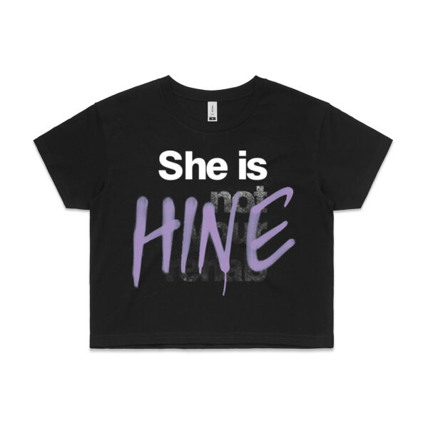 Hine - AS Colour Womens Crop Tee Thumbnail