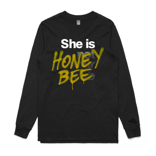 Honey Bee - AS Colour Mens Base Longsleeve Tee Thumbnail