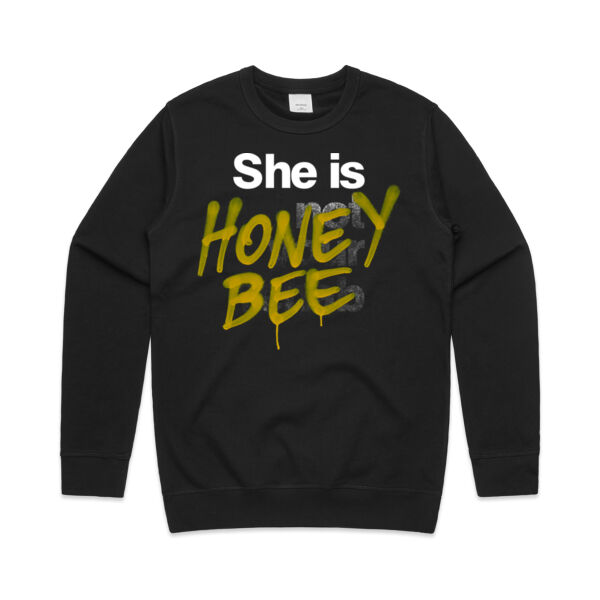 Honey Bee - AS Colour Mens Premium Crew Thumbnail