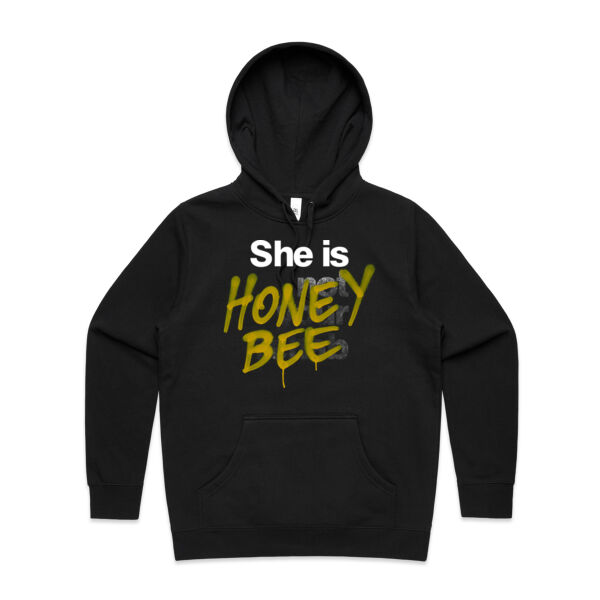 Honey Bee - AS Colour Womens Stencil Hood Thumbnail