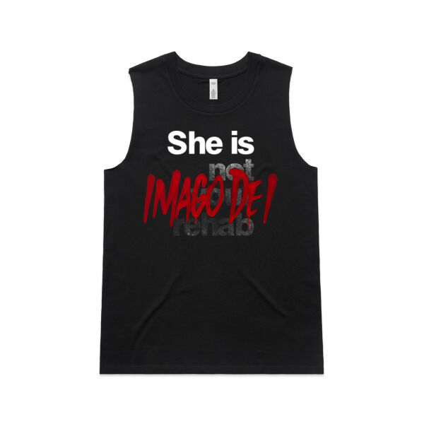Imago Dei - AS Colour Womens Upside Tank Thumbnail