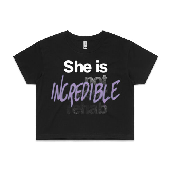 Incredible - AS Colour Womens Crop Tee Thumbnail