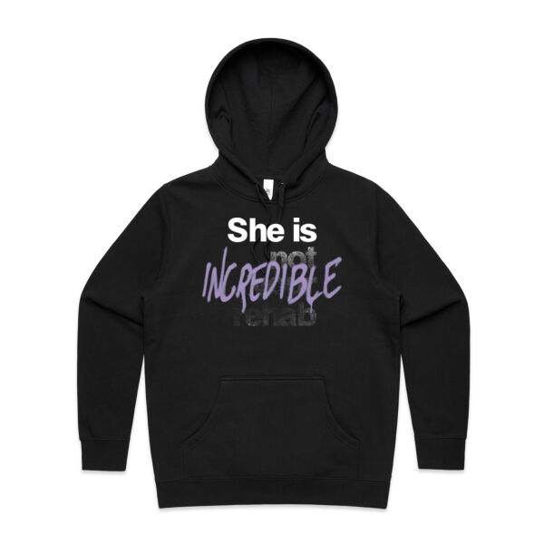 Incredible - AS Colour Womens Stencil Hood Thumbnail