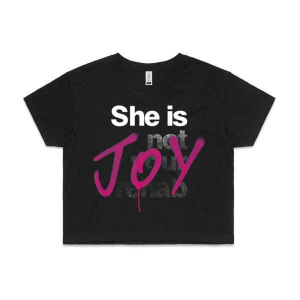 Joy - AS Colour Womens Crop Tee Thumbnail